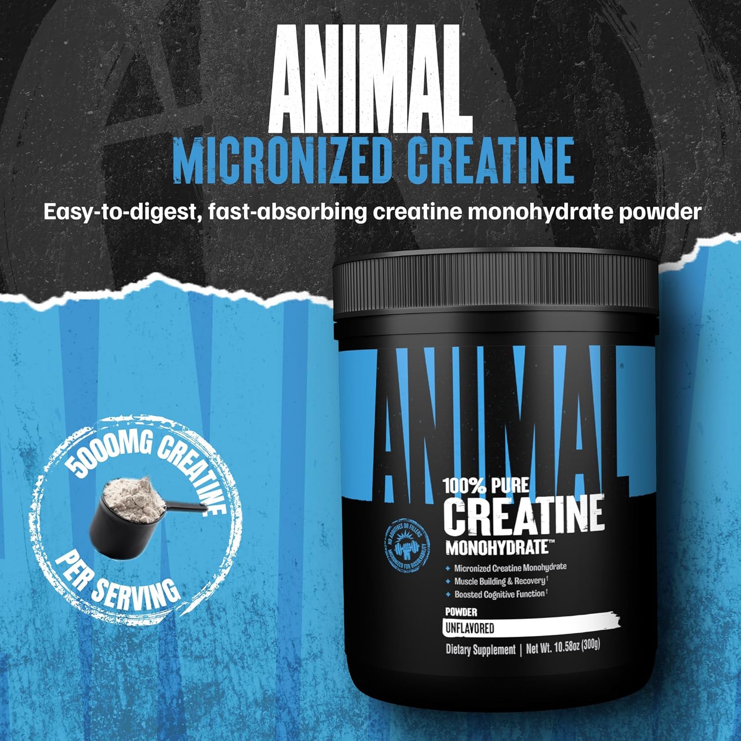 PURE CREATINE 300GR - Animal