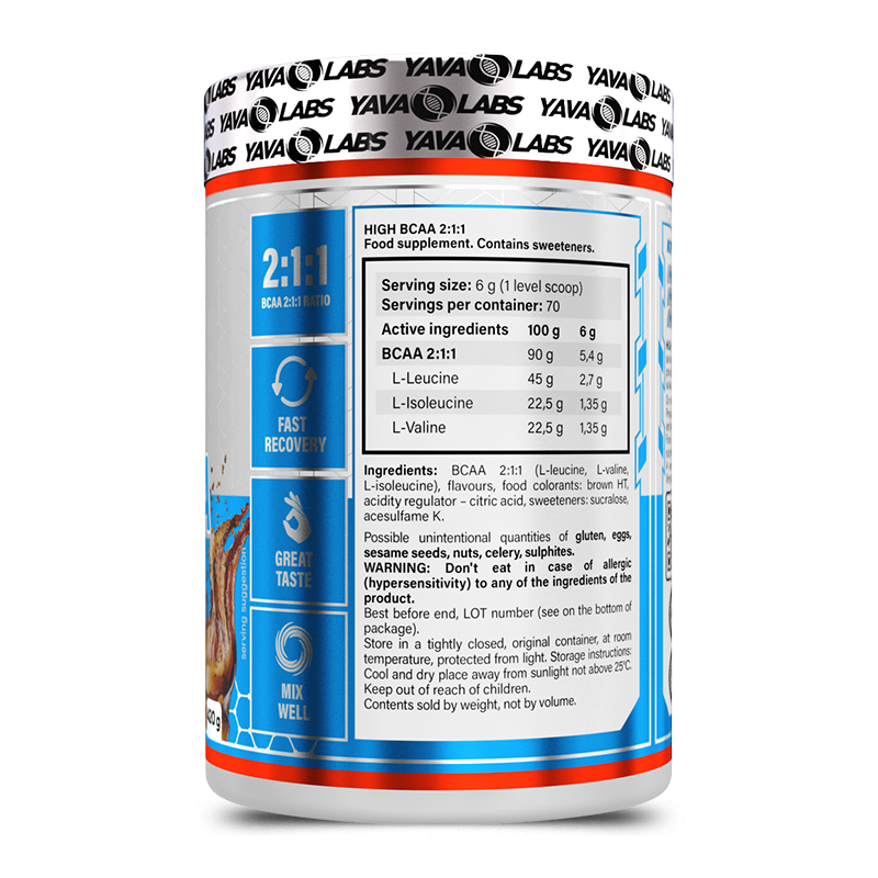 HIGH BCAA 420GR - YAVA LABS